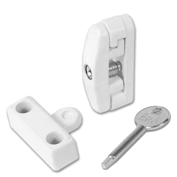 ERA 903 Window Swing Lock - WH 2 Locks + 1 Key Visi