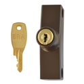 ERA 801 & 802 Automatic Window Snap Lock - BRN Cut Key 1 Lock + 1 Key Visi