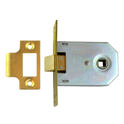 UNION 2642 Mortice Latch - 75mm PB Bagged