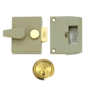 UNION 1026, 1027 & 1028 Non-Deadlocking Nightlatch - 1027 - 40mm CG Case - PL Cyl Visi