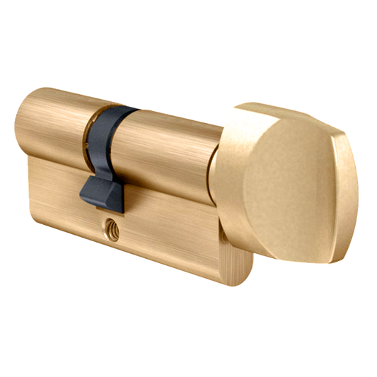 EVVA A5 KDZ Euro Key & Turn Cylinder KA A67670 - 72mm 36-T36 (31-10-T31) PB