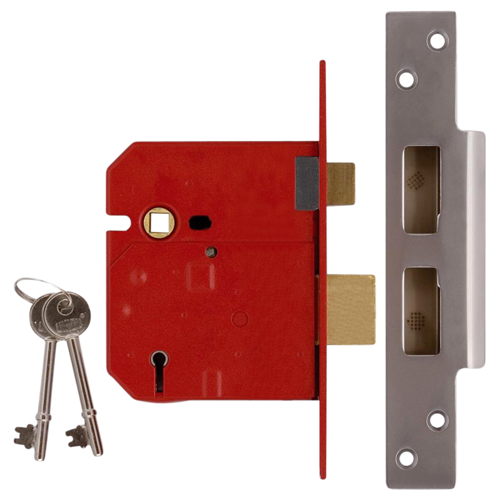 UNION 2234 5 Lever Sashlock - 76mm SC KA Boxed