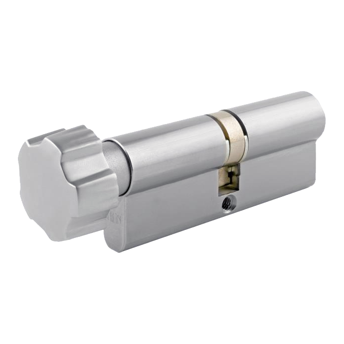 UNION 2X19 Euro Key & Turn Cylinder - 74mm 37/T37 (32/10/T32) KA `WVL482` SC