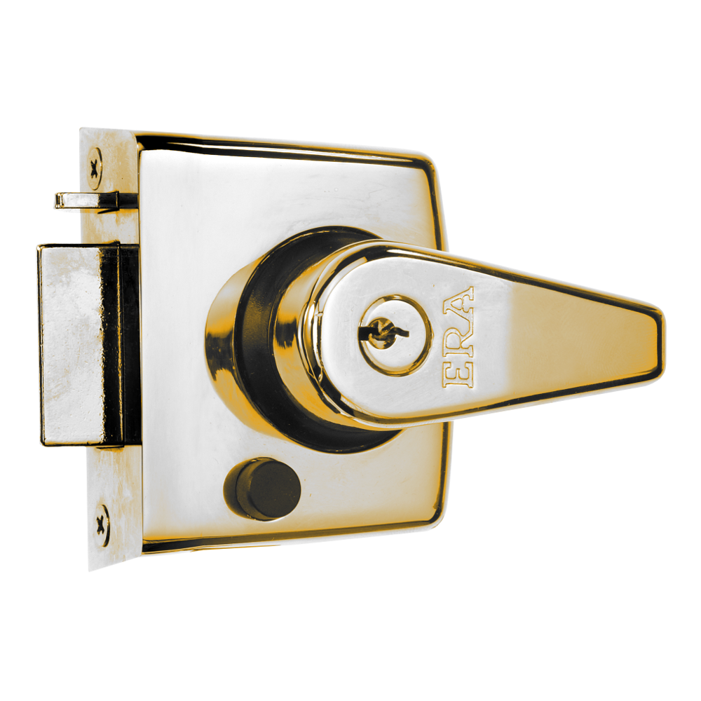 ERA 183 & 193 Deadlocking Nightlatch - 40mm PB With Brass Cylinder Boxed