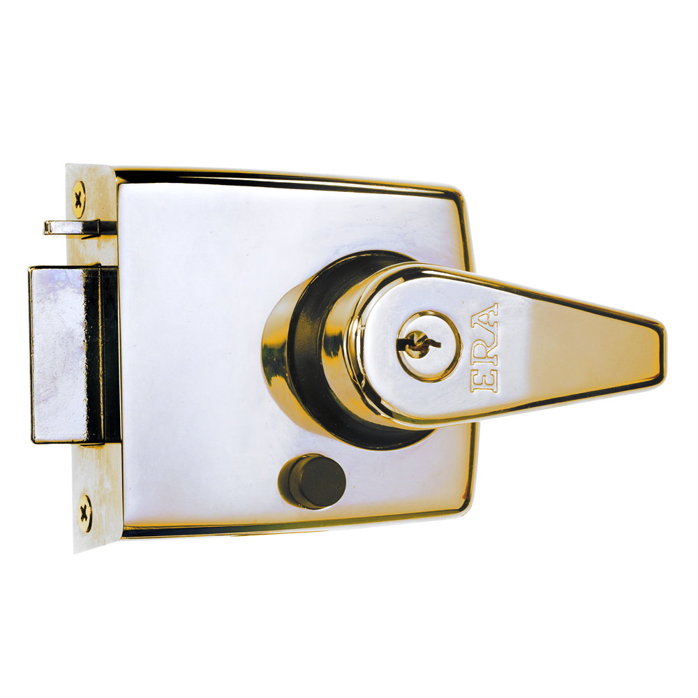 ERA 183 & 193 Deadlocking Nightlatch - 60mm PB With Brass Cylinder Boxed