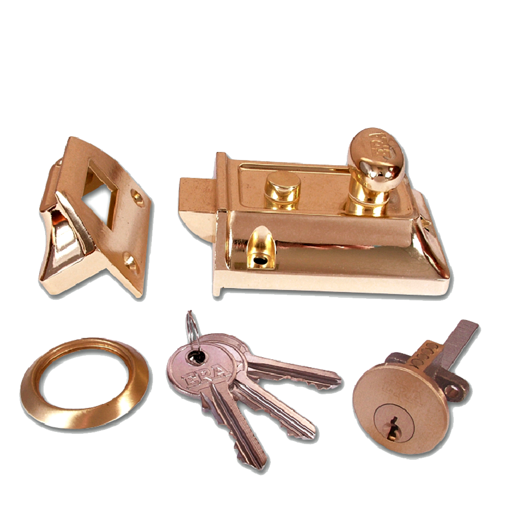 ERA 133 Non-Deadlocking Nightlatch - 60mm PB Boxed