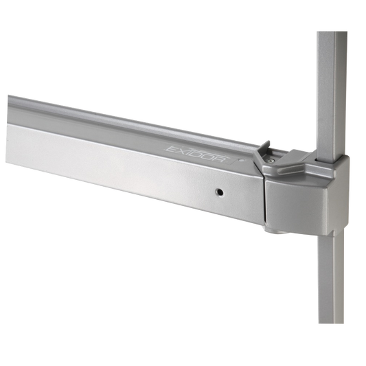 EXIDOR 402 Touch Bar Panic Bolt - Silver Enamelled
