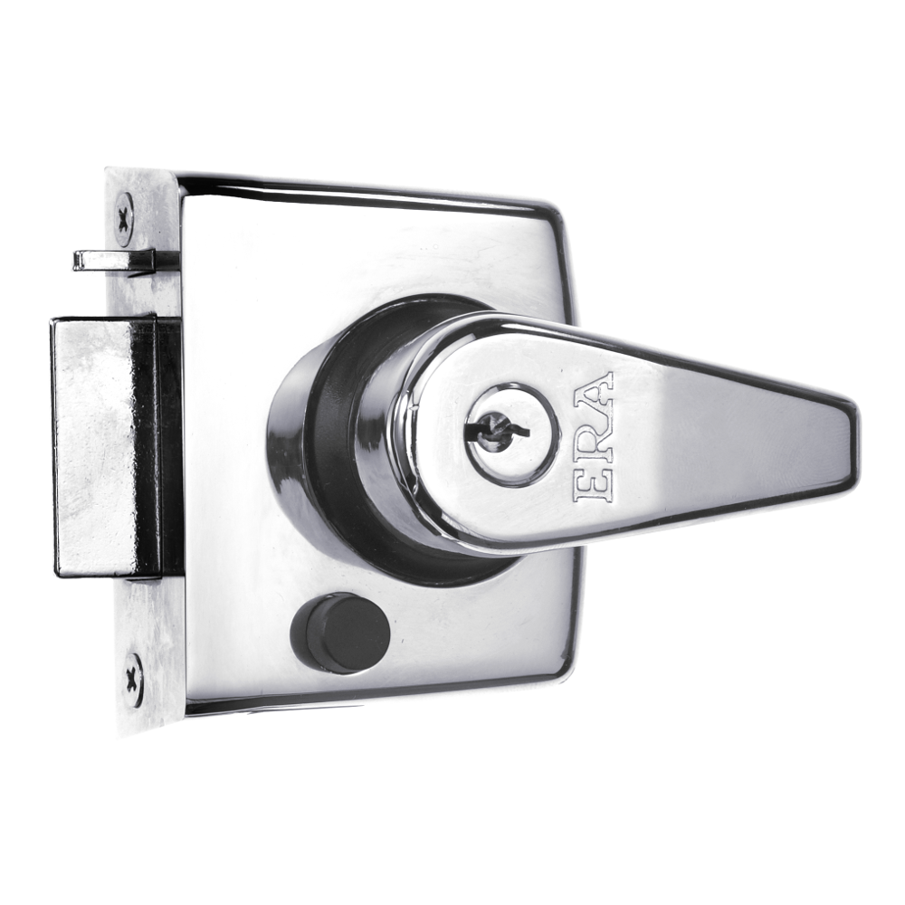 ERA 183 & 193 Deadlocking Nightlatch - 40mm PC With Chrome Cylinder Boxed