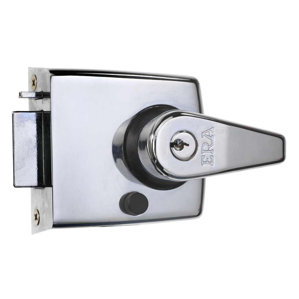 ERA 183 & 193 Deadlocking Nightlatch - 60mm SC With Satin Silver Cylinder Boxed