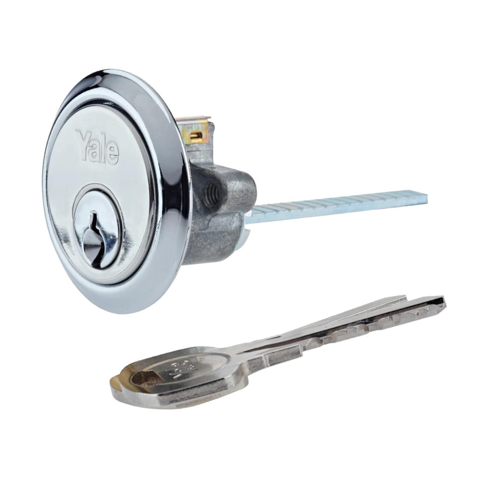 YALE 1109 Rim Cylinder - CP KD Boxed
