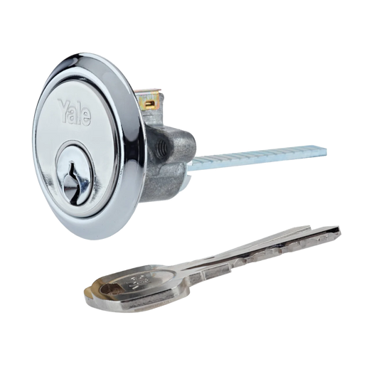 YALE 1109 Rim Cylinder - CP KD Boxed