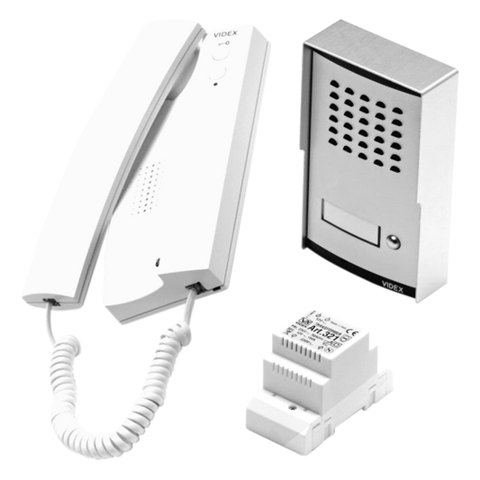 VIDEX ESK1S Audio 1 Way Intercom Kit Surface - 2 Wire