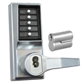 DORMAKABA LP1000 Series Front Only Digital Lock To Suit Panic Latch With Key Override - SC RH With Cylinder