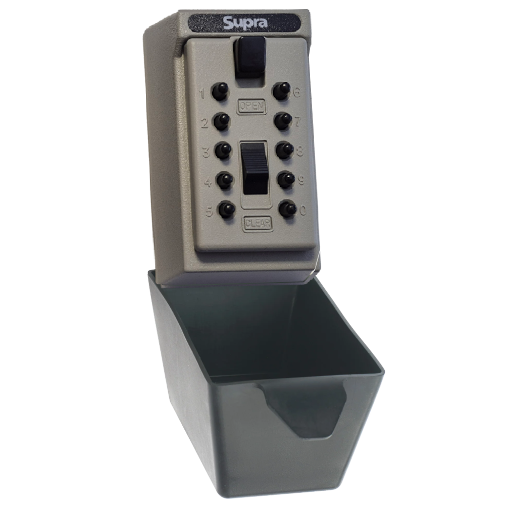 SUPRA 001409 Key Safe Complete With Cover - GRY Boxed