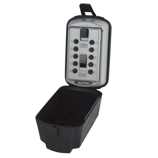 SUPRA 001324 Slim Line Key Safe Complete With Cover - GRY Boxed