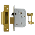 UNION C-Series 3K74E BS 5 Lever Sashlock - 67mm PB KD Boxed