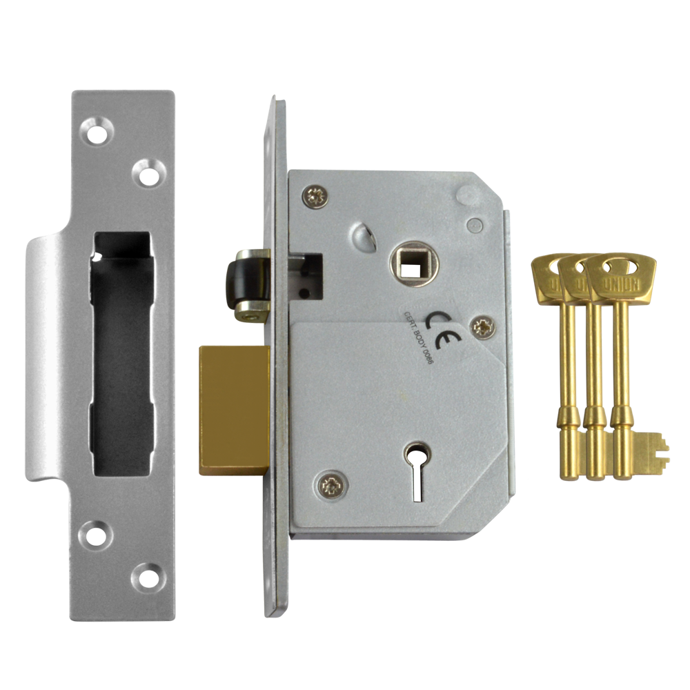 UNION C-Series 3K74E BS 5 Lever Sashlock - 67mm SC KD Boxed