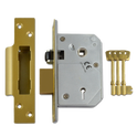 UNION C-Series 3K74E BS 5 Lever Sashlock - 67mm PB KA Boxed