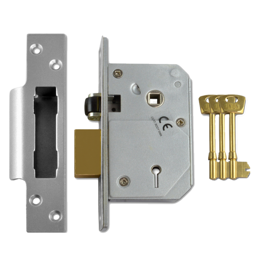 UNION C-Series 3K74E BS 5 Lever Sashlock - 67mm SC KA Boxed