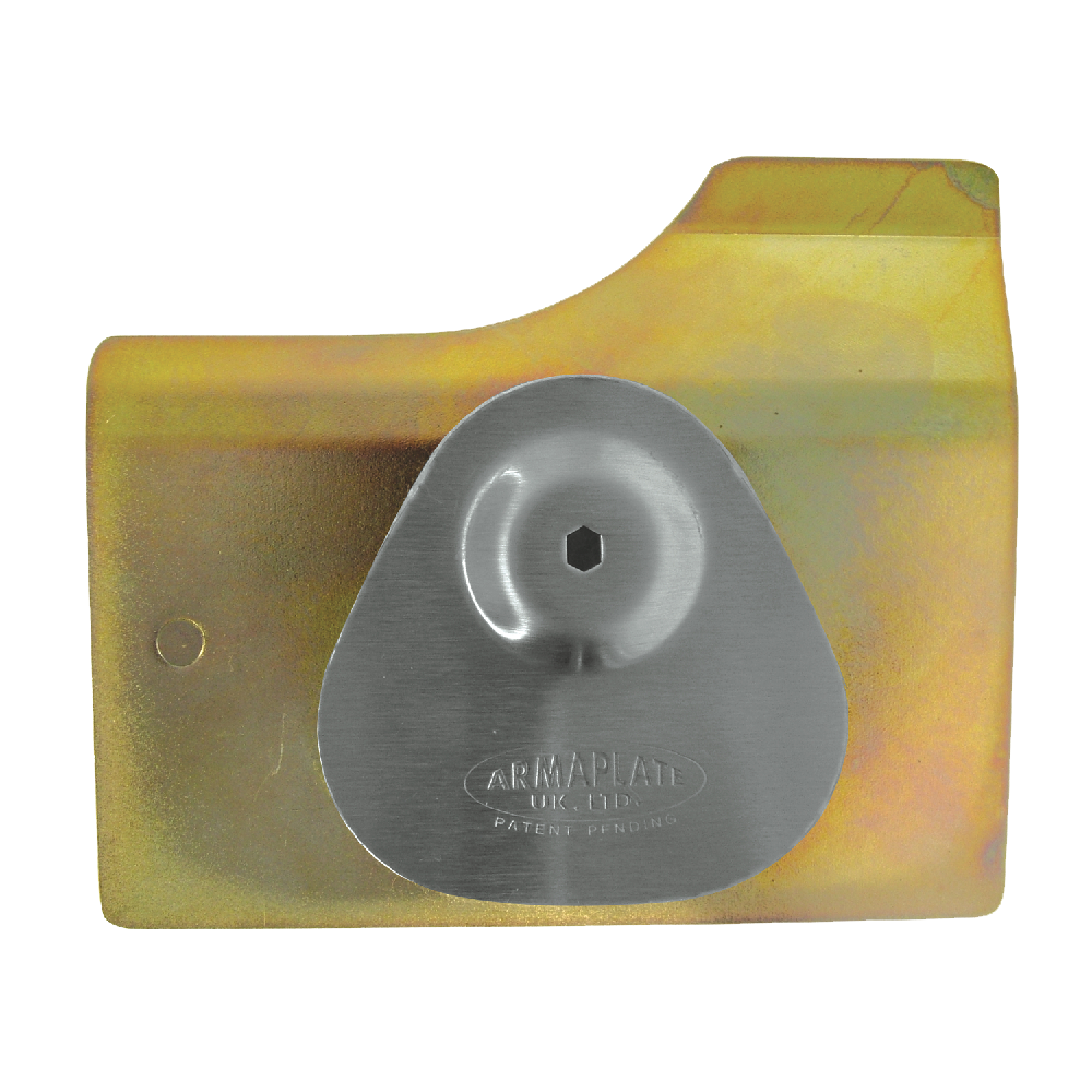 ARMAPLATE Ford Escort Lock Protector Plate - Nearside Front