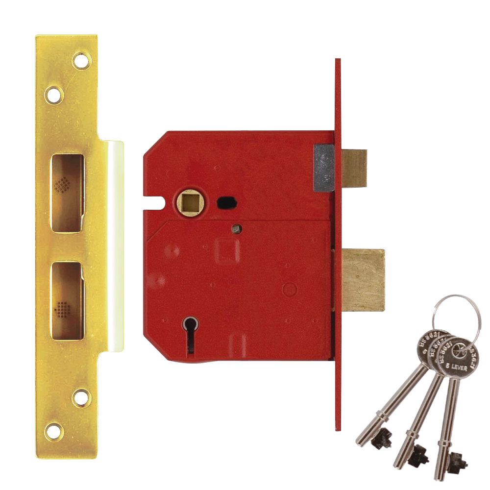 UNION 2234E BS 5 Lever Sashlock - 80mm PL KD Visi