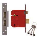 UNION 2234E BS 5 Lever Sashlock - 80mm SC KD Visi