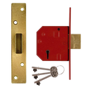 UNION 2134E BS 5 Lever Deadlock - 67mm PL KD Boxed