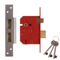 UNION 2234E BS 5 Lever Sashlock - 67mm SC KA Boxed