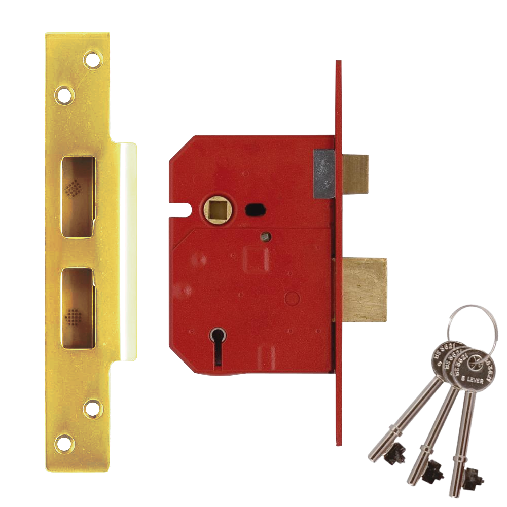 UNION 2234E BS 5 Lever Sashlock - 67mm PL KA Boxed