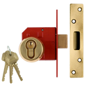 UNION 212441E Euro Deadlock - 75mm PL KD Boxed