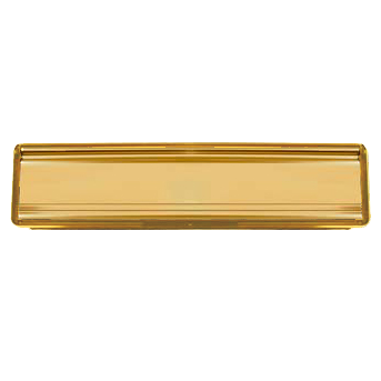 YALE Postmaster Aluminium Letter Box 305mm Wide -  Gold