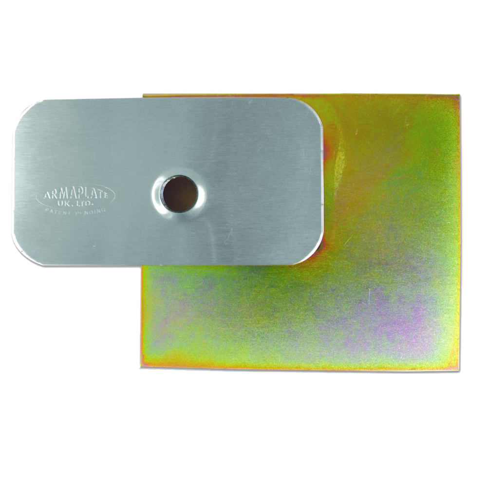 ARMAPLATE Nissan Interstar Lock Protector Plate - Offside Front