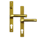 HOPPE UPVC Lever Door Furniture To Suit Fullex c/w Snib - Gold