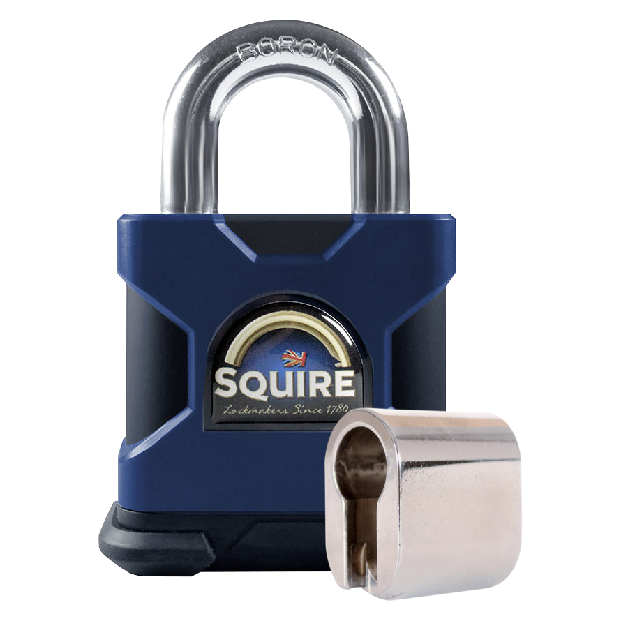 SQUIRE SS EM Stronghold Open Shackle Padlock Body Only - SS50EM 50mm