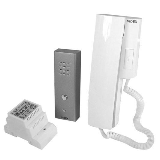 VIDEX SLK Audio 1 Way Intercom Kit Slim Surface - 6H