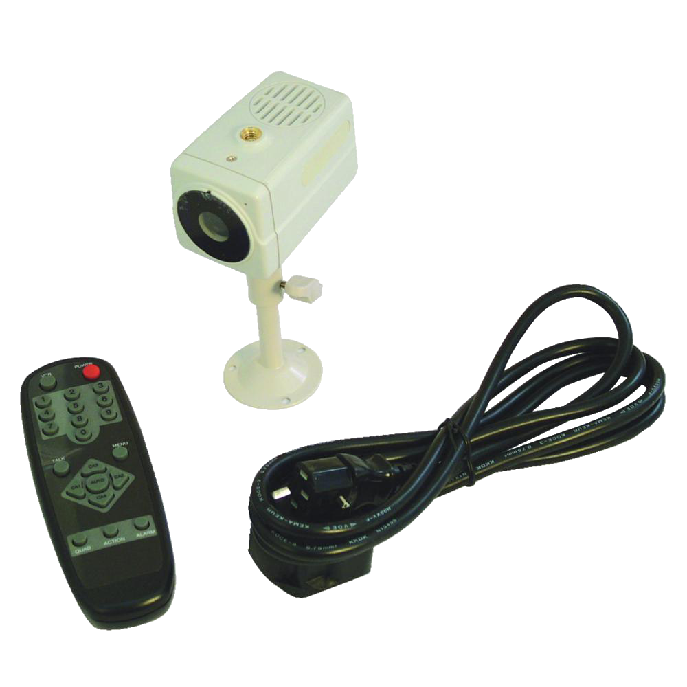 LY81-702-067 4 B&W CamERA DVR Kit with Remote & Monitor - LY81-702-067