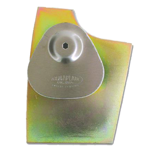 ARMAPLATE AP034 & AP035 Fiesta & Courier Lock Protector Plate - Offside Drivers Door