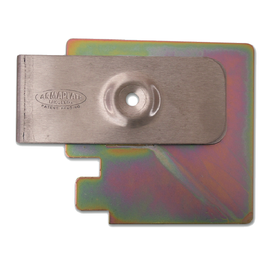 ARMAPLATE Peugeot Boxer Mark 3 Lock Protector Plate - Offside Front