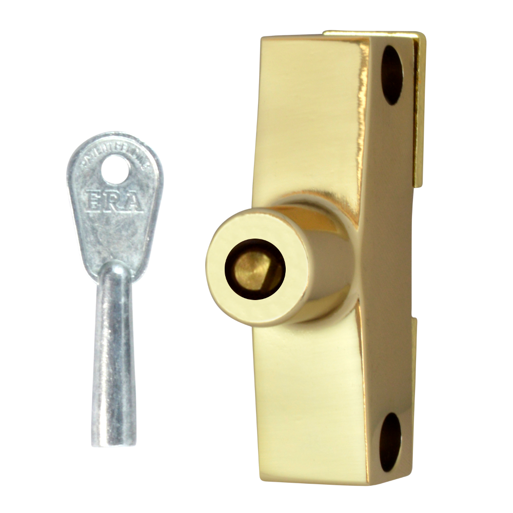 ERA 801 & 802 Automatic Window Snap Lock - PB Std Key 1 Lock + 1 Key Visi