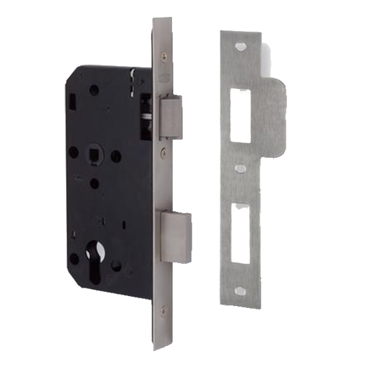 UNION JL2C212R DIN Standard Euro Sashcase - 85mm SS Square Boxed