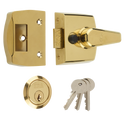 ERA 1430 Non-Deadlocking Nightlatch - 40mm PB Case - PB Cyl Boxed