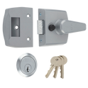 ERA 1430 Non-Deadlocking Nightlatch - 40mm Grey Case - SC Cyl Boxed