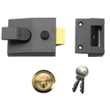 YALE 91 Non-Deadlocking Nightlatch - 60mm DMG Case PB Cyl Boxed