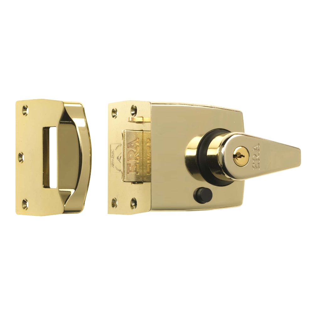 ERA 1830 & 1930 Auto Deadlocking Nightlatch - 60mm PB Display Boxed