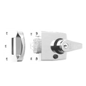 ERA 1830 & 1930 Auto Deadlocking Nightlatch - 60mm PC Visi