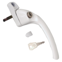 HOPPE UPVC Espag Handle Cranked - RH - White