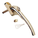 HOPPE UPVC Espag Handle Cranked - LH - Gold