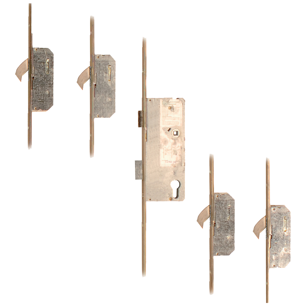 WINKHAUS Cobra Lever Operated Latch & Deadbolt Split Spindle - 4 Hook - 45/92