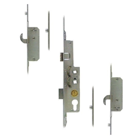 AVOCET Lever Operated Latch & Deadbolt Twin Spindle - 2 Hook 4 Roller - 35/92-62