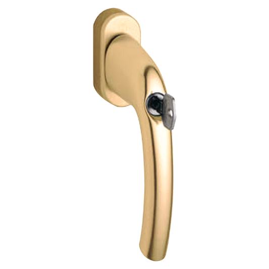 HOPPE UPVC Espag Handle Inline - Tilt & Turn - Gold